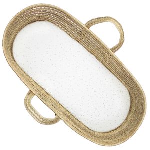 Drap Housse Couffin 2 Draps-housses Satin Pour Bébé - Bleu Foncé (41x82cm) Draps En Satin