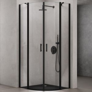 CABINE DE DOUCHE Sogood® cabine de douche noir avec bac à douche pa