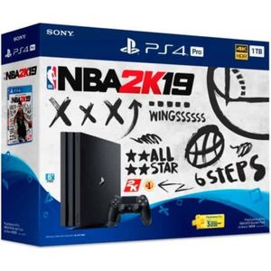 CONSOLE PS4 PS4 PRO 1 TO + NBA 2K19 + PSN 14 Jours