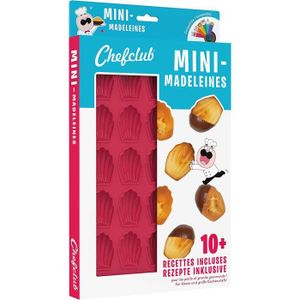 Pack 2 moules à madeleines silicone antiadhésif