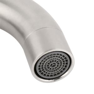 ROBINETTERIE SDB Tbest robinet de lavabo Robinet d'évier de salle de bains en acier inoxydable SUS304, robinet mitigeur de lavabo à outillage salle
