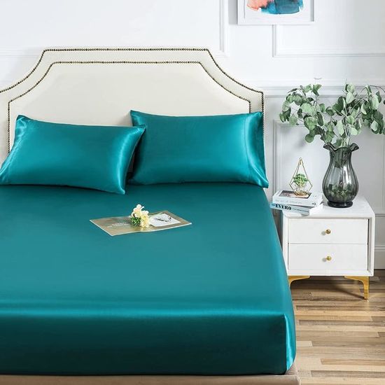 2 Housses Appuie-Tête Voiture En Satin - Élastique Universel - Protection Anti-Taches - Lavable Machine