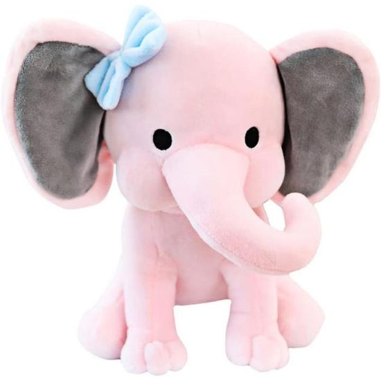 Adora Peluche Éléphant Bleu 25 Cm - Jouet Câlin Ultra Doux, Lavable En Machine, Idéal Bébé Et Enfant