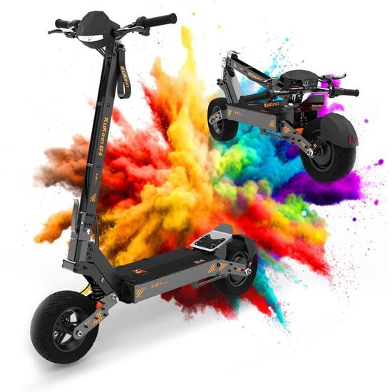 Trottinette Électrique KuKirin G4 – Moteur Couple Élevé, Autonomie 75km, Pneus 27,9cm, IP54, Freins Double Disque – Pliable, Tout-Terrain, Adulte