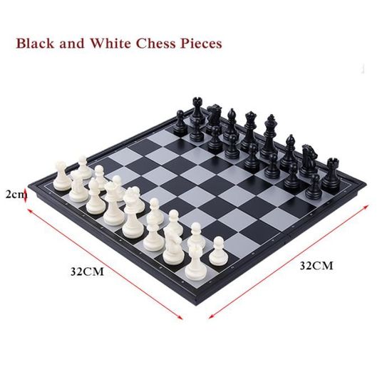 Pièces d'échecs 95MM - Jeu explorez ecs médiéval de haute qualité pour