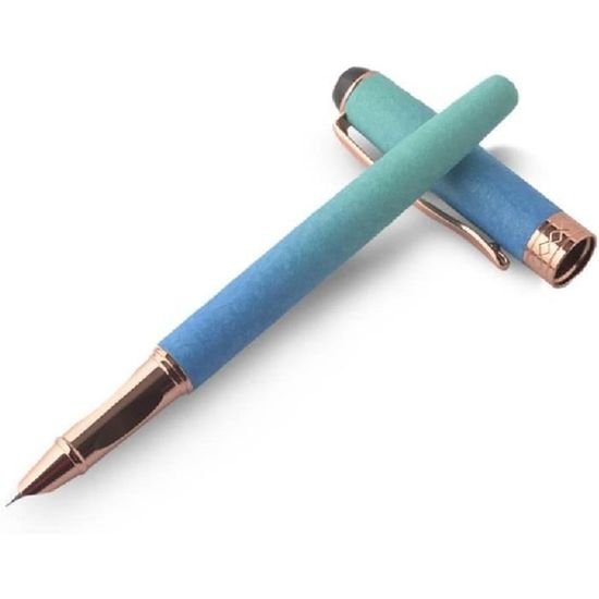 Stylo-Plume Métallique, Corps De Crayon De Couleur À Piston, Fenêtre D'Encre Visible De 0 5 Mm