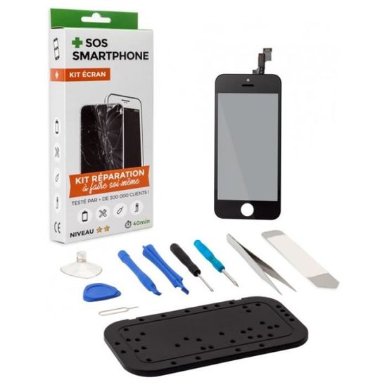 Kit complet réparation écran iPhone SE Noir