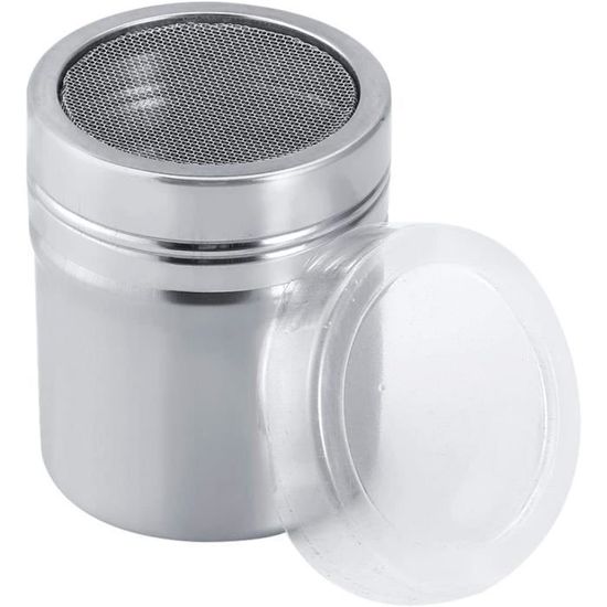 Salière Sucrier Inox Avec Poignée - Shaker à épices Pour Cuisiner, Pâtisserie Et Barbecue