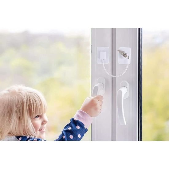 Entrebâilleur de fenêtre à clé - Boutique en ligne d'articles pour la  sécurité de l'enfant