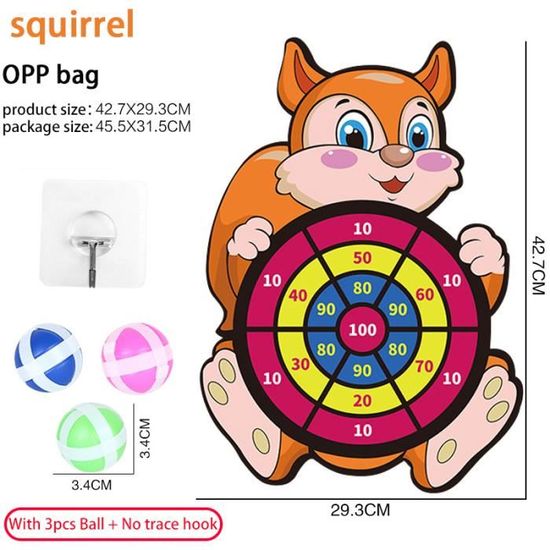 DAOUZL Jeu de Flechette Enfant, Sûr Enfants de Fléchettes avec 16 DAOUZL Jeu de Flechette Enfant, Sûr Enfants de Fléchettes avec 16