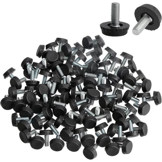 LOT DE 20 Boucles De Tente Noires Robustes Et Réglables Pour Amateurs De Plein EUR 5,70