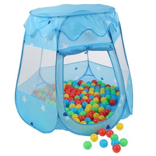 Tente De Jeu KIDUKU - 3 Éléments + 200 Balles - Intérieur/Extérieur