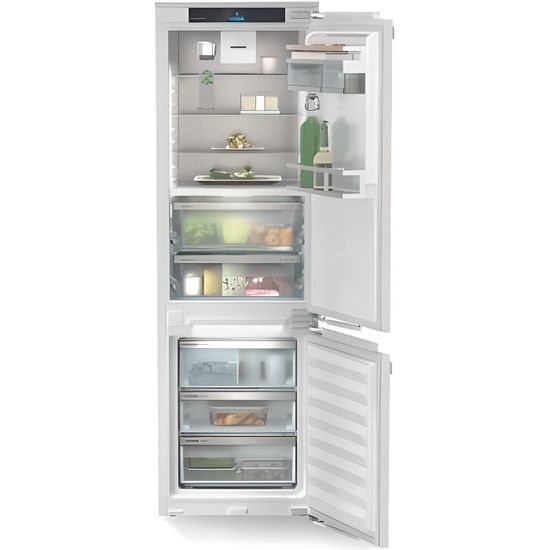 Réfrigérateur combiné intégrable - LIEBHERR - ICBND5163-20 Blanc - IceMaker - DuoCooling NoFrost - LED