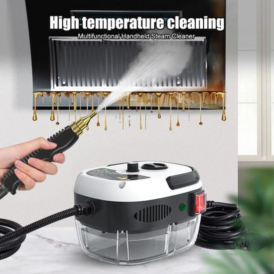 2500W Nettoyeur vapeur manuel de haute pression pour hotte de cuisine A-C  Fridge Tapis 3BAR, 105°C (Blanc) - Cdiscount Electroménager