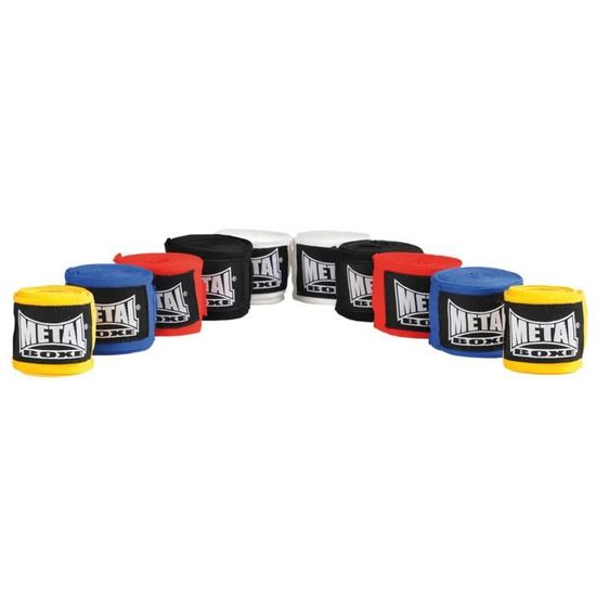 Rumble Bandage Boksen 3 Paar - 4 Meter - Zwart/Zwart-Goud/Navy – Rumble Store