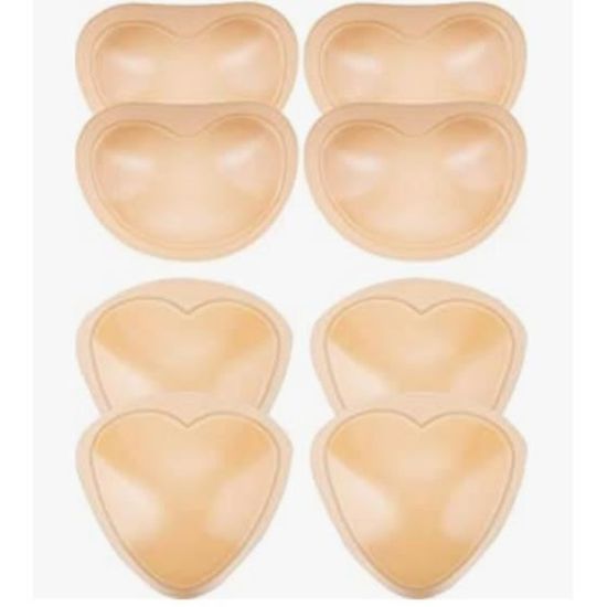 Coussinets De Soutien-gorge Gonflables Push-up - Amovibles Et Réglables - Nylon Doux - Imperméables - Pour Tous Les Décolletés