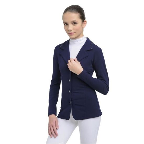 Veste De Spectacle Animo Cristal – Bleu Marine – Modèle D’occasion En Bon état