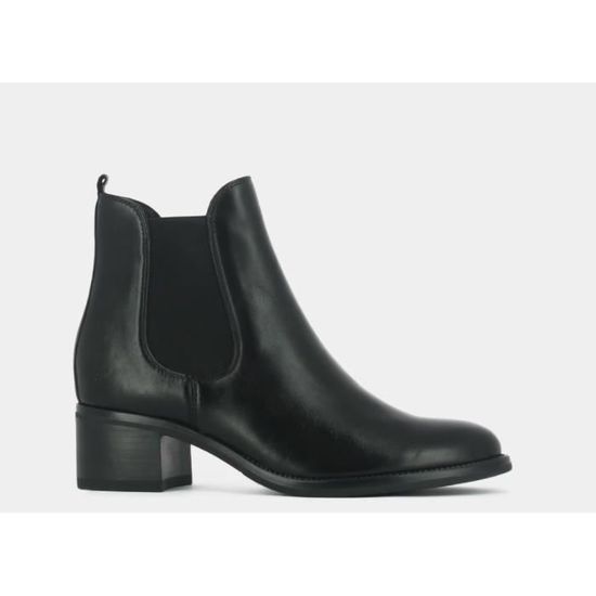 Bottine Noire à Talons Gap 1969 Établi - Taille US 6 (EU 37), Talon 8,5 Cm - Occasion Avec Fermeture Zip