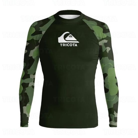 Polo Anti-UV Homme à Manches Longues - Marinière Classique - Nuvées - UPF 50