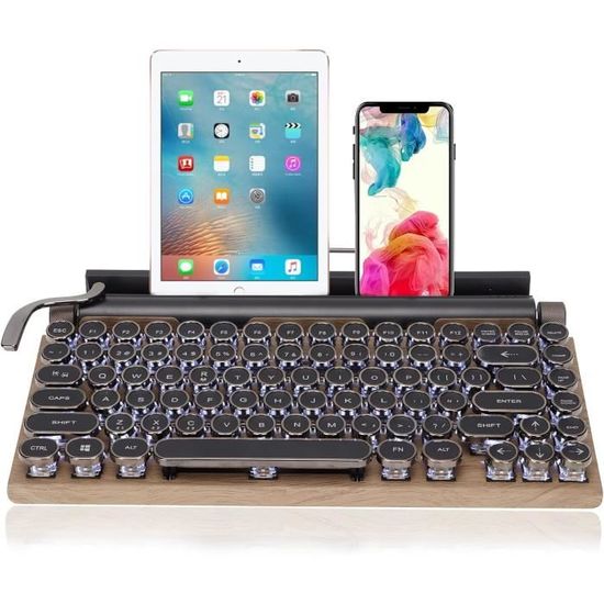Clavier machine crire 83 touches clavier vintage bluetooth clavier