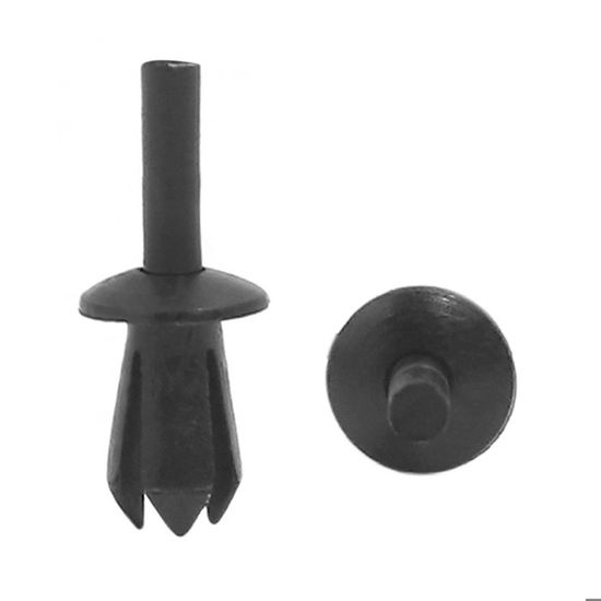 Sourcing Map Lot 20 Rivets Plastique 8mm Gris | Clips Fixation Voiture Pour Pare-chocs, Garnitures, Bas De Caisse, Porte – Diamètre Trou 8 Mm