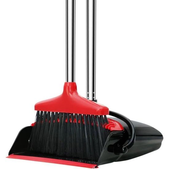 York Bacteria Stop Balai Caoutchouc Pliable Avec Manche Réglable - Nettoyage Hygiénique Gris-Bleu