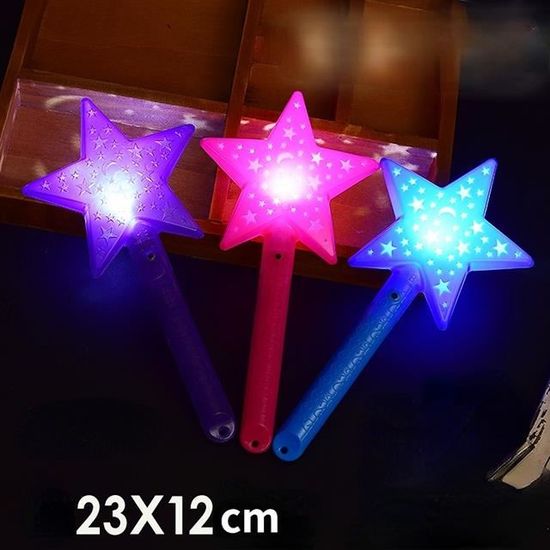 YiPaiSi Paire De Baguettes Lumineuses à LED 5 A Bleu