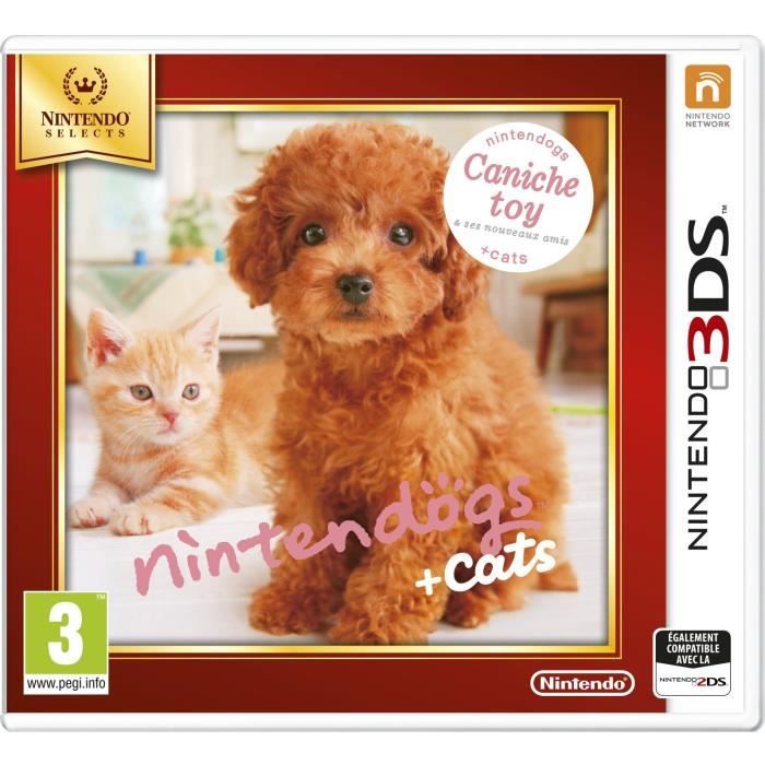 Nintendogs + Cats Caniche Jeux Selects 3DS