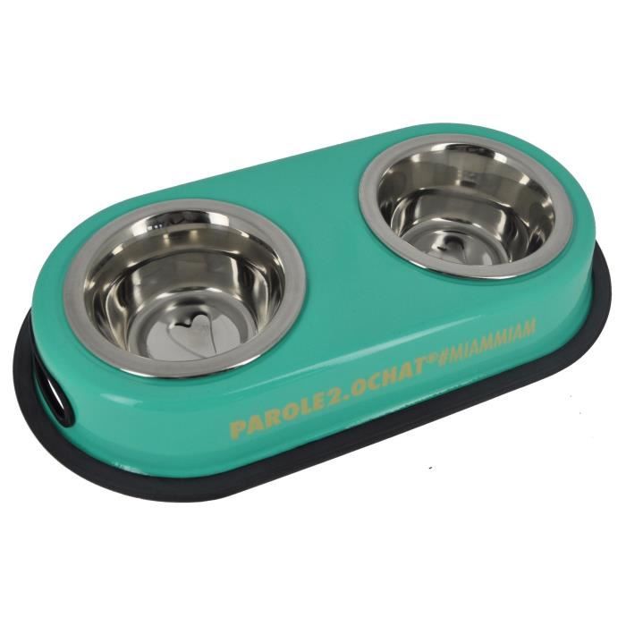 Comparer les prix de VITAKRAFT Set de 2 écuelles inox Parole 2.0 Chat - Pour chat