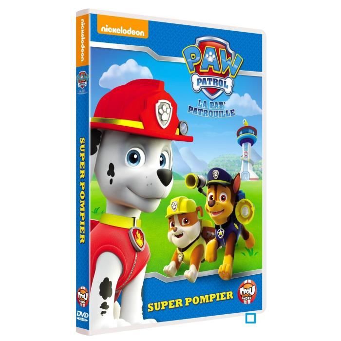 Dvd La Pat Patrouille Super Pompier En Dvd Dessin Anime Pas Cher