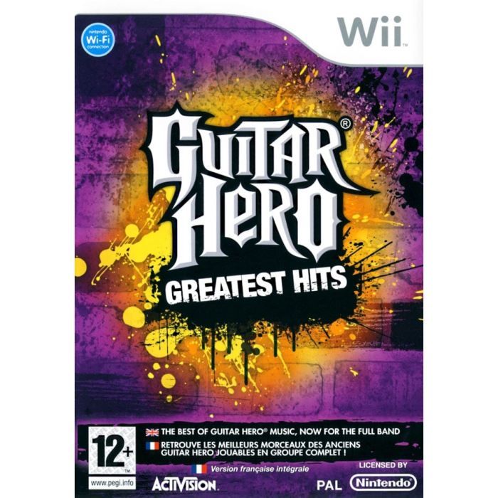 Deg Guitar Hero Greatest Hits / Jeu Console Nintendo W
