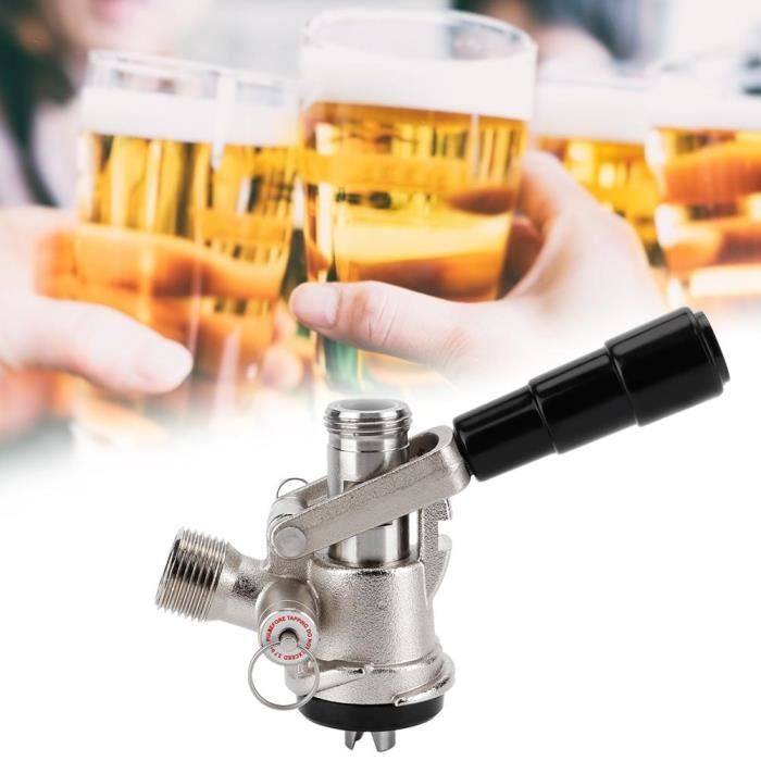 Distributeur de bière pression de type S de coupleur de fût avec soupape de surpression de sécurité Système de brassage à domicile-C