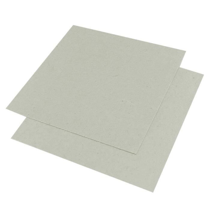 LOT 2 PLAQUE DE MICA 140X140mm MICA A DECOUPER POUR MICRO ONDES UNIVERSEL