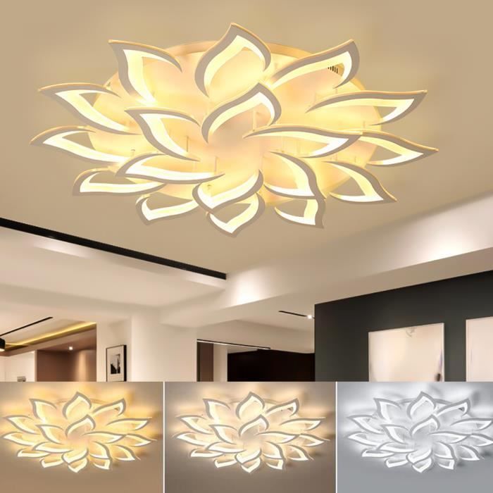 moderne dimmable LED acrylique plafonnier lampe salon salle à manger