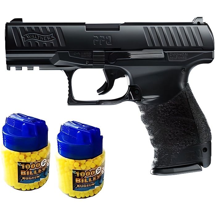Walter PPQ Pistolet à billes métal + 2000 billes - Airsoft