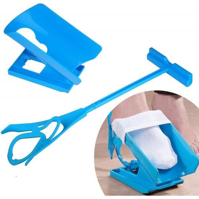 Enfile-chaussettes Sinbide® - Pour chaussettes, bas, bas de contention - Aide aux personnes âgées, enceintes ou en cas de surpoid