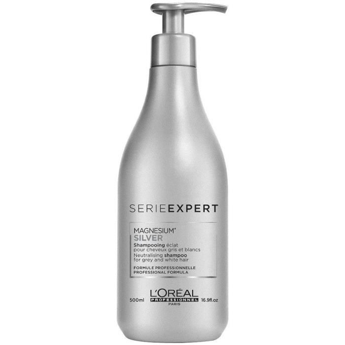 Soins des cheveux L’Oréal Magnesium Silver Shampooing 500 ml 147395