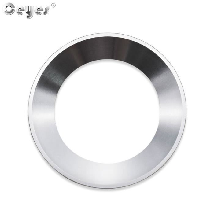 Ceyes – coque avec anneau décoratif pour Volkswagen Golf 4 5 Polo Jetta Mk6, accessoires de style avec Silver 1pc