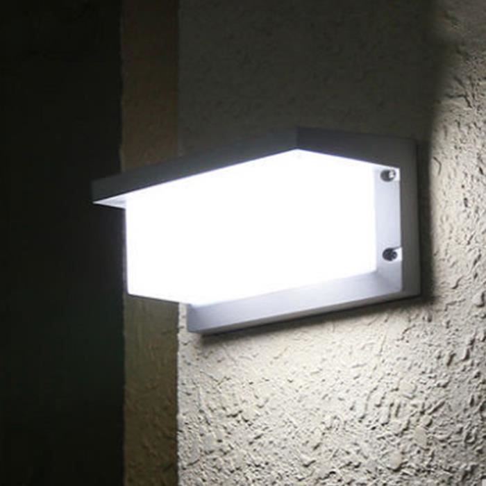 18W Applique murale interieur avec detecteur de mouvement, Applique led lampe murale salon, Applique murale exterieur froid