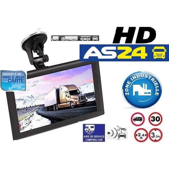 NOUVEAU GPS POIDS LOURD ROCKSTARS CAMION ET CAMPING CAR ET BUS 2022 9 POUCES HD EUROPE GRATUITE A VIE
