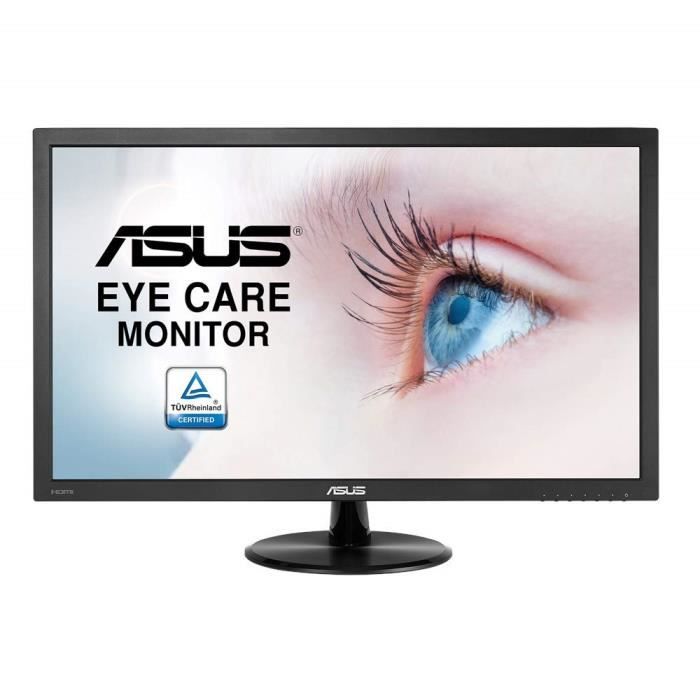 ASUS VP247HAE - Ecran PC 23,6- FHD - Dalle VA - 16:9 - 60Hz - 5ms - 1920x1080 - 250cd-m² - HDMI et VGA - Flicker Free - Filtres d