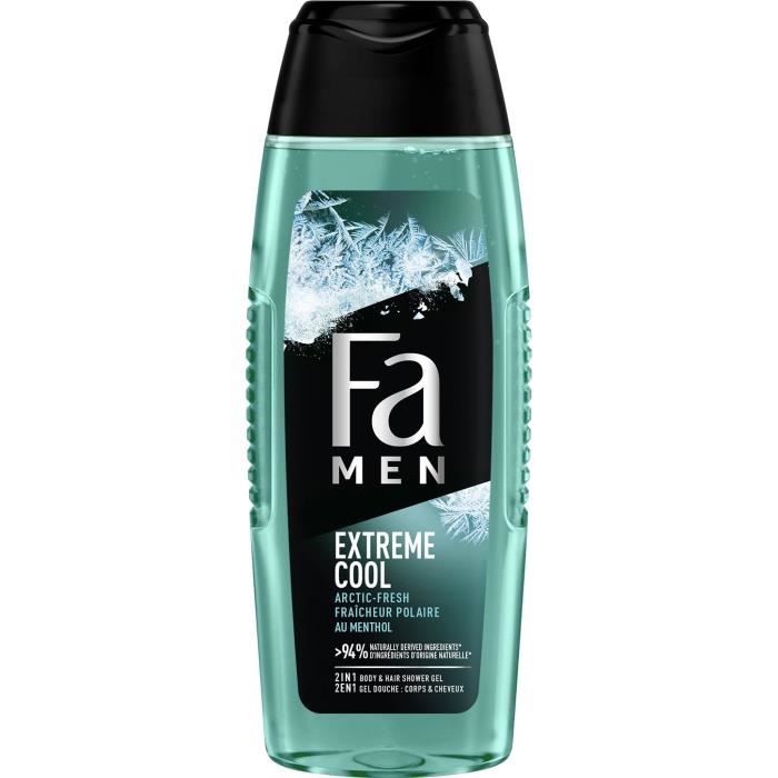 FA Shampooing douche Extreme Cool - Pour homme - 250 ml