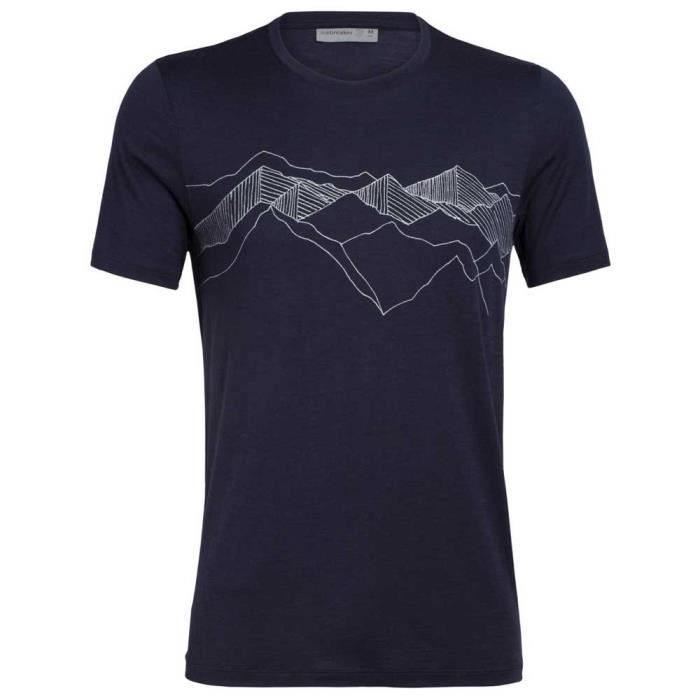 Vêtements Homme T-Shirts Icebreaker Tech Lite Crew Peak Patterns