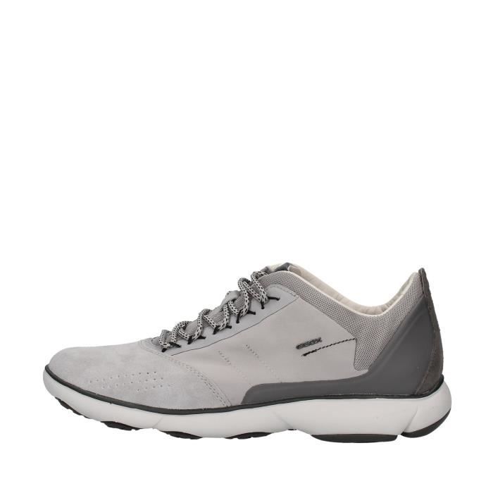 Geox U94D7C01122 chaussures de tennis faible homme GRIS