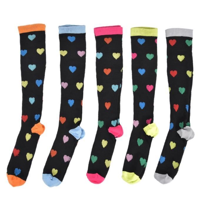 3 paires femmes hommes chaussettes de compression genou haut bas CHAUSSETTES DE RECUPERATION - CHAUSSETTES DE COMPRESSION