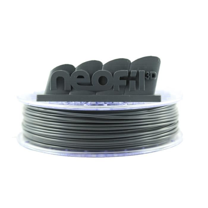 Neofil3D Cartouche de filament PLA - 2,85mm - Gris - 750 g