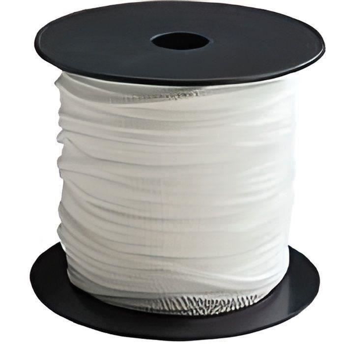 Tresse - Polypropylène - 4 mm x 100 m - Blanc