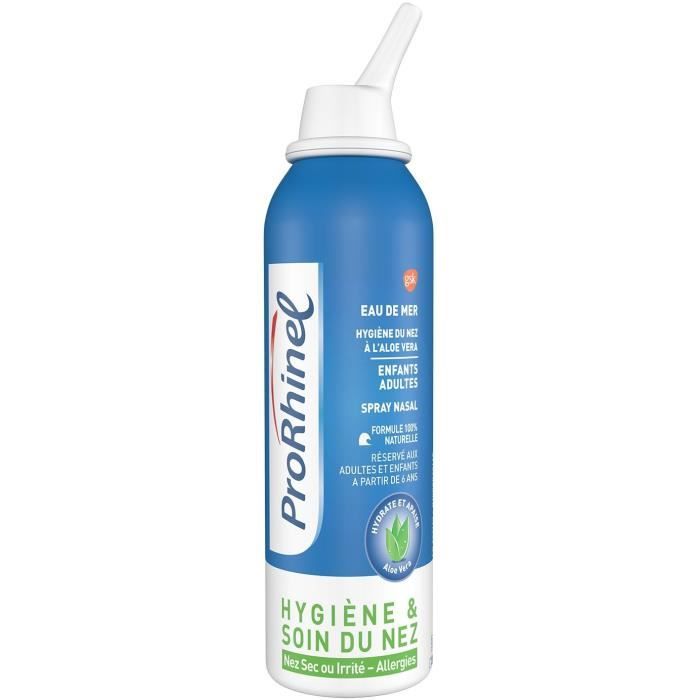 PRORHINEL Spray Eau de mer à l'Aloe Vera enfant/adulte - 100 ml