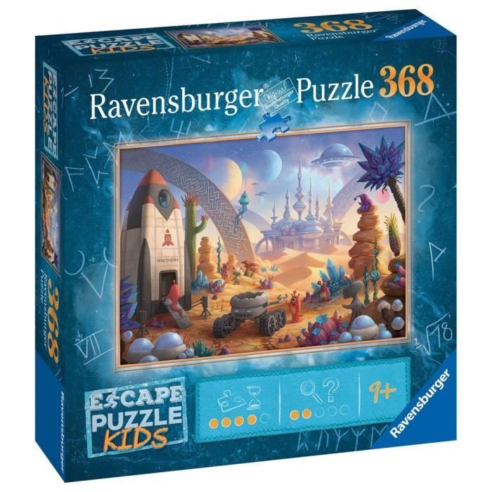 Ravensburger - Escape puzzle 368 pièces Kids - La mission spatiale