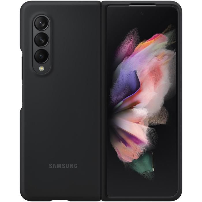 SAMSUNG Z Fold3 Coque silicone Noir